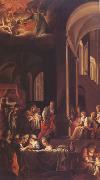 Carlo Saraceni The Birth of the Virgin (mk05) oil painting on canvas
